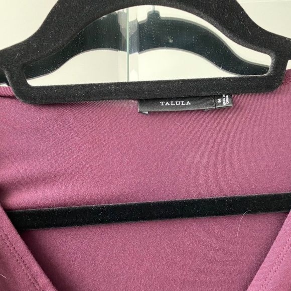 Aritzia Flavia Plum Cropped Long Sleeve - Picture 2 of 5